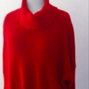 Beautiful Red ♥️ asymmetrical sweater. Size is 3x